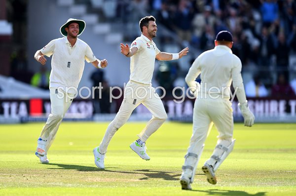 James Anderson England 500 Test Wickets v West Indies Lord's 2017