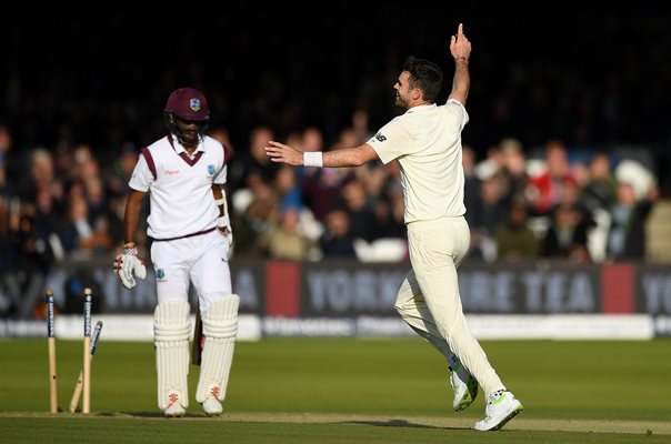 James Anderson England 500 Test Wickets v West Indies Lord's 2017