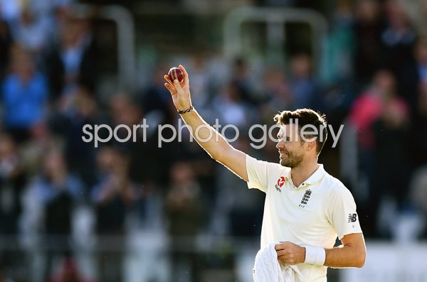 James Anderson England 500 Test Wickets v West Indies Lord's 2017