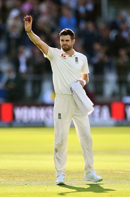 James Anderson England 500 Test Wickets v West Indies Lord's 2017