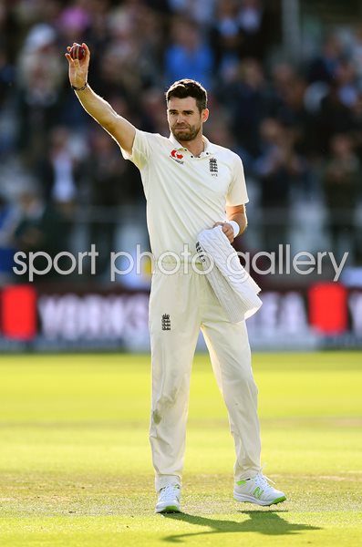 James Anderson England 500 Test Wickets v West Indies Lord's 2017