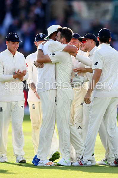 James Anderson England 500 Test Wickets v West Indies Lord's 2017
