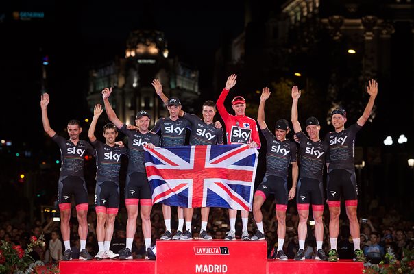 Chris Froome Great Britain wins Vuelta a Espana 2017