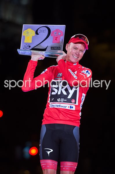 Chris Froome Great Britain wins Vuelta a Espana 2017