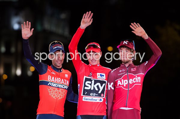 Chris Froome Great Britain wins Vuelta a Espana 2017