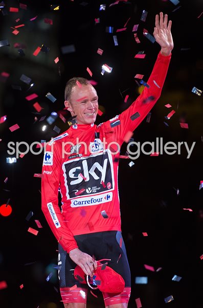 Chris Froome Great Britain wins Vuelta a Espana 2017