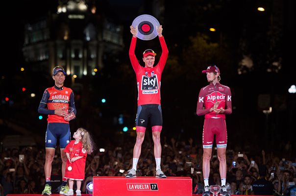 Chris Froome Great Britain wins Vuelta a Espana 2017