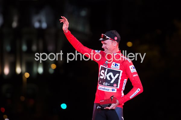 Chris Froome Great Britain wins Vuelta a Espana 2017