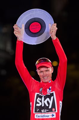 Chris Froome Great Britain wins Vuelta a Espana 2017