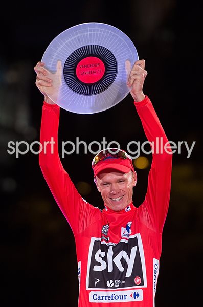 Chris Froome Great Britain wins Vuelta a Espana 2017