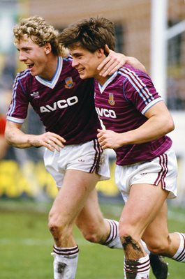 Frank McAvennie & Tony Cottee West Ham United 1986