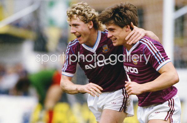 Frank McAvennie & Tony Cottee West Ham United 1986