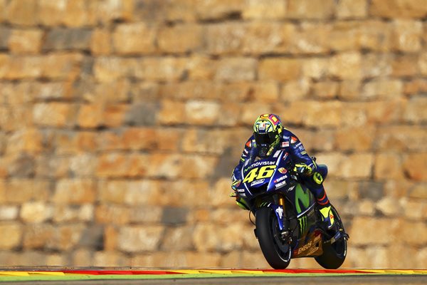 Valetnino Rossi Yamaha MotoGP of Aragon 2017