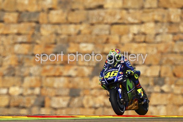 Valetnino Rossi Yamaha MotoGP of Aragon 2017