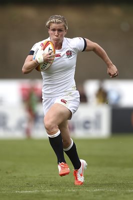 Danielle Waterman England v Canada Rugby World Cup 2014