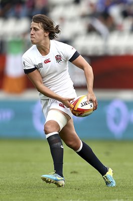 Katy McLean England Captain Women's Rugby World Cup 2014