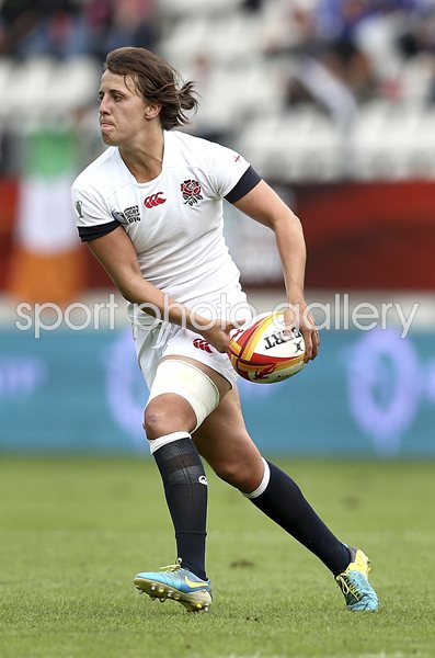 Katy McLean England Captain Women's Rugby World Cup 2014