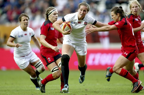 Emily Scarratt England v Canada World Cup 2014