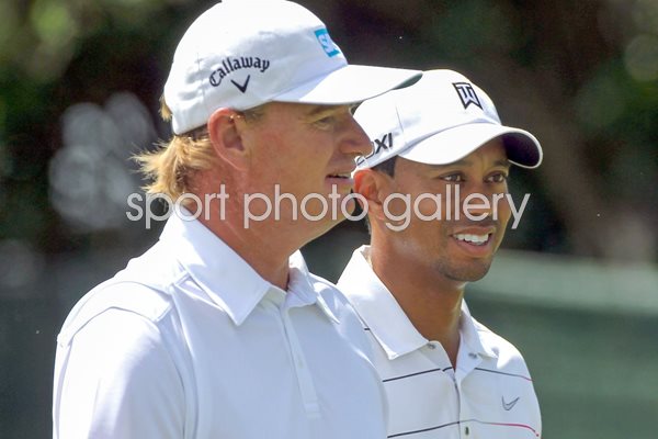 Tiger and Ernie at Arnie's 2012