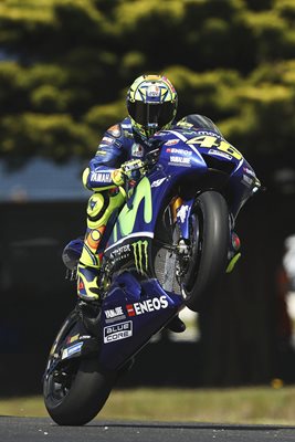 Valentino Rossi Wheelie MotoGP of Australia 2017