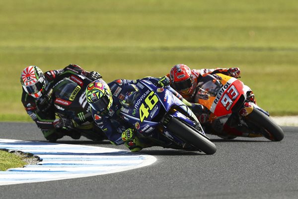 Valentino Rossi Leads MotoGP of Australia 2017