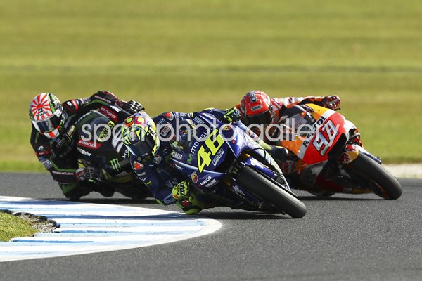 Valentino Rossi Leads MotoGP of Australia 2017