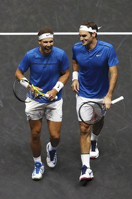 Roger Federer & Rafael Nadal Laver Cup Prague 2017