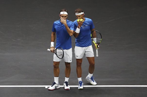 Roger Federer & Rafael Nadal Laver Cup Prague 2017