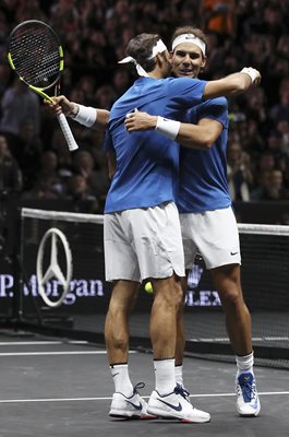 Roger Federer & Rafael Nadal Laver Cup Prague 2017