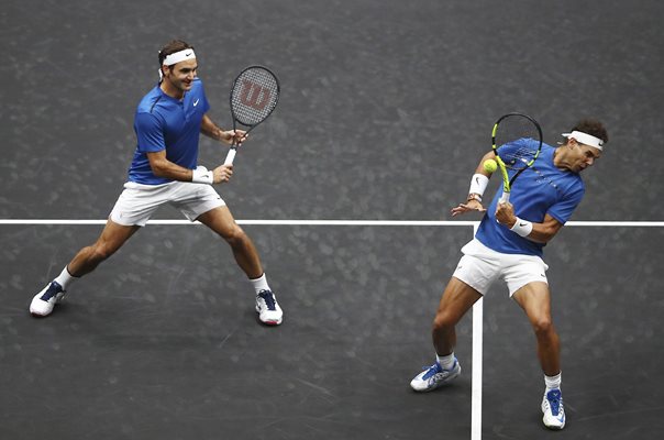 Roger Federer & Rafael Nadal Laver Cup Prague 2017