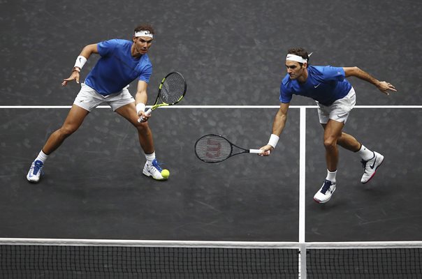 Roger Federer & Rafael Nadal Laver Cup Prague 2017