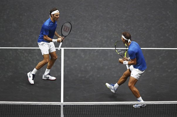 Roger Federer & Rafael Nadal Laver Cup Prague 2017