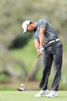 Tiger Woods Drives at Bay Hill 2012