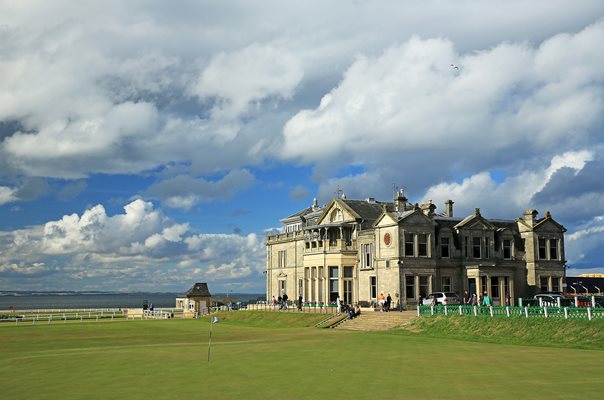 Clubhouse and 18th Green The Old Course St Andrews