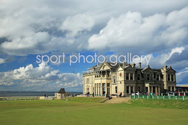 Clubhouse and 18th Green The Old Course St Andrews