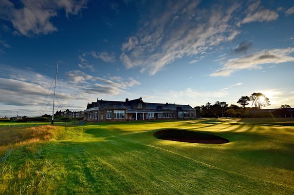 18th Hole and Clubhouse Royal Troon Golf Club