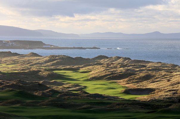 Par 5 7th Hole Dunluce Course Royal Portush Golf Club