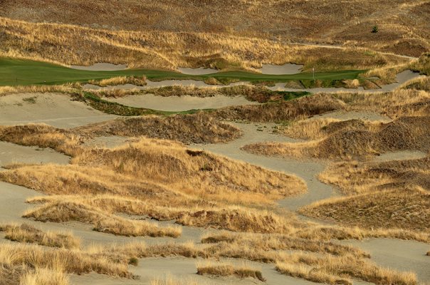 Chambers Bay Golf Course 4th hole 2015