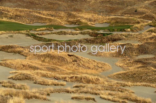 Chambers Bay Golf Course 4th hole 2015