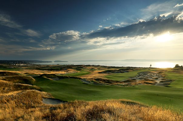Chambers Bay Golf Course 13th hole 2015