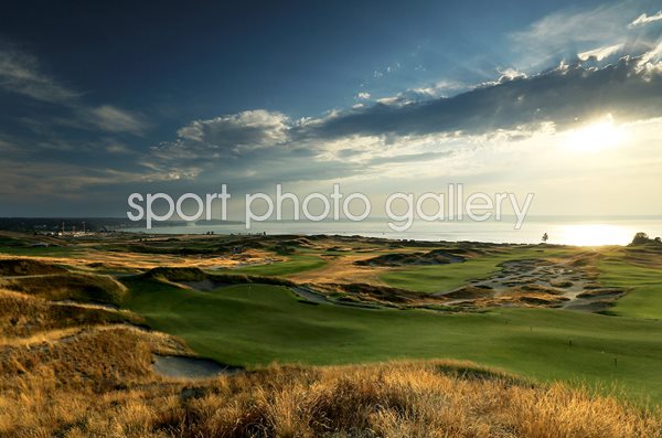 Chambers Bay Golf Course 13th hole 2015