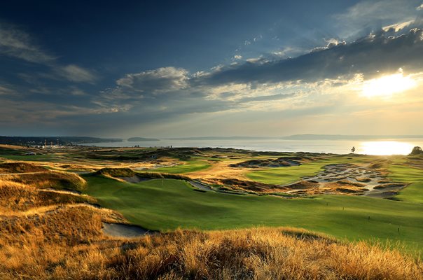 Chambers Bay Golf Course 13th hole 2015