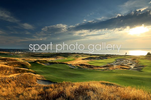 Chambers Bay Golf Course 13th hole 2015