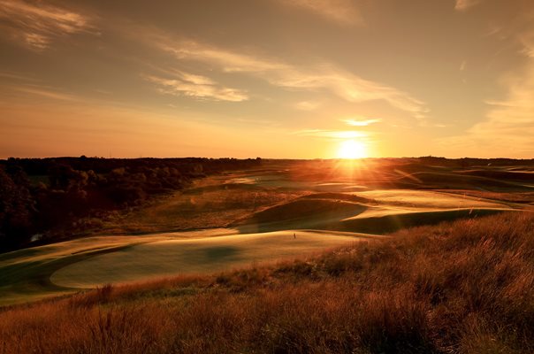 Erin Hills Golf Course, Wisconsin 14th hole 2017 US Open venue