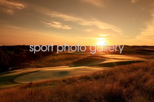 Erin Hills Golf Course, Wisconsin 14th hole 2017 US Open venue 