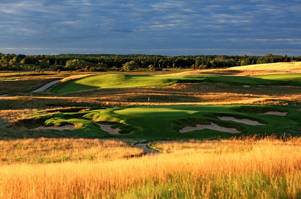 Erin Hills Golf Course, Wisconsin 9th hole 2017 US Open venue 