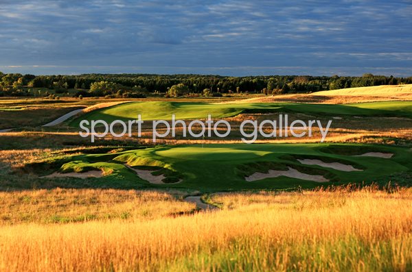 Erin Hills Golf Course, Wisconsin 9th hole 2017 US Open venue 