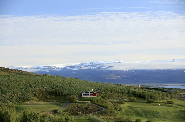 Husavik Golf Club, Hofn, Iceland 9th & 2nd Greens