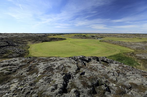 Keilir Golf Club Hafnarfjordur, Iceland 4th Hole