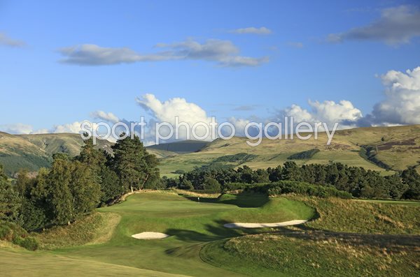 Par 4, 9th Hole King's Course Gleneagles Hotel Auchterarder, Scotland